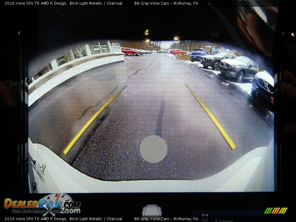 2019 Volvo S60 T6 AWD R Design Birch Light Metallic / Charcoal Photo #13