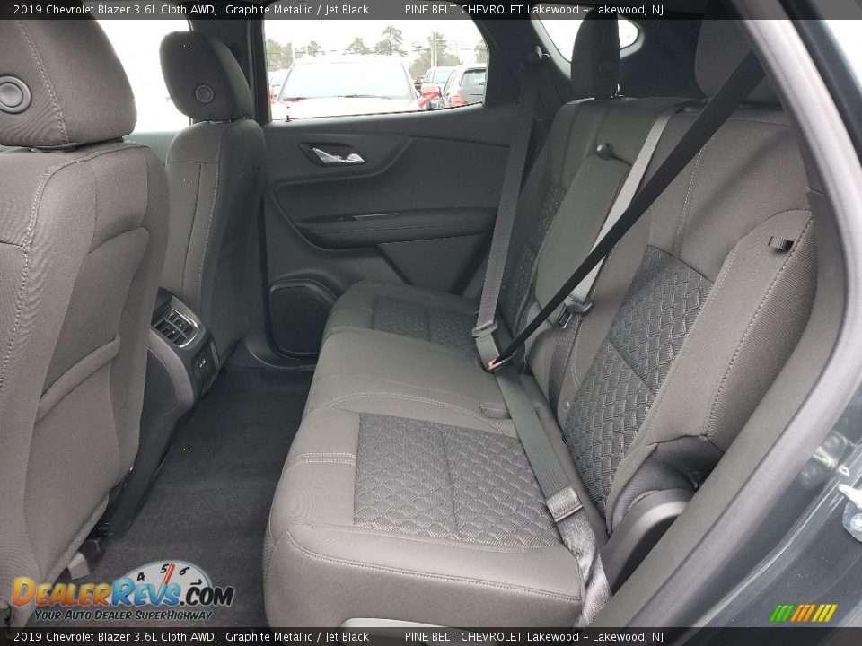 Rear Seat of 2019 Chevrolet Blazer 3.6L Cloth AWD Photo #6