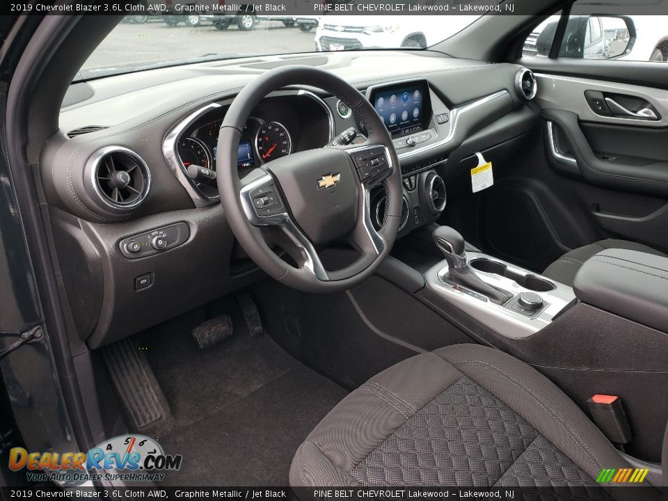 Jet Black Interior - 2019 Chevrolet Blazer 3.6L Cloth AWD Photo #7