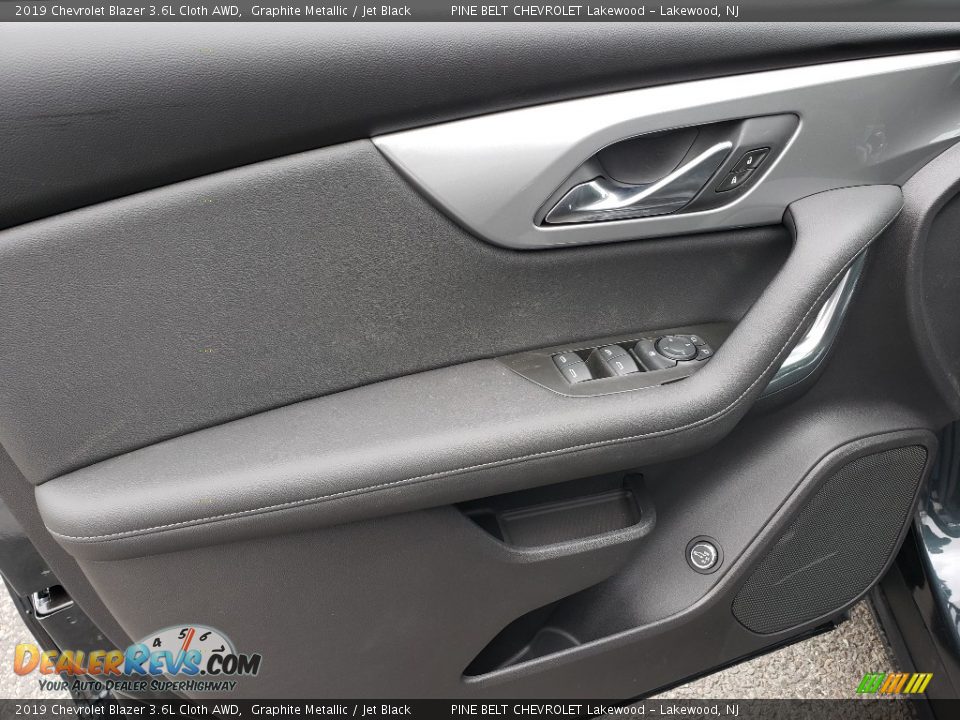 2019 Chevrolet Blazer 3.6L Cloth AWD Graphite Metallic / Jet Black Photo #8