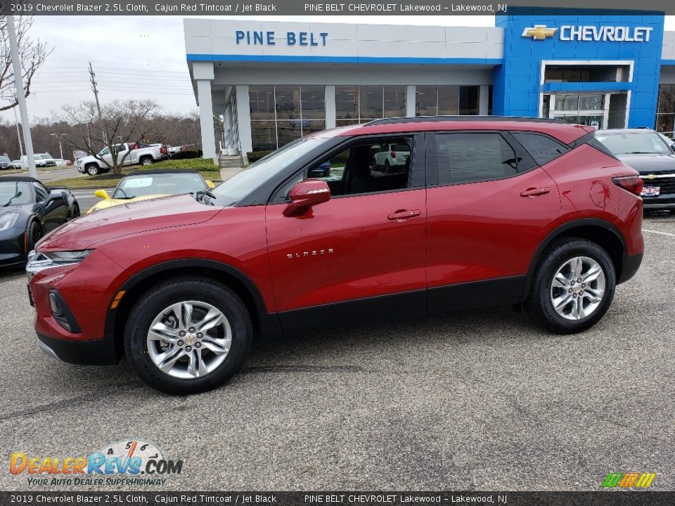 2019 Chevrolet Blazer 2.5L Cloth Cajun Red Tintcoat / Jet Black Photo #3