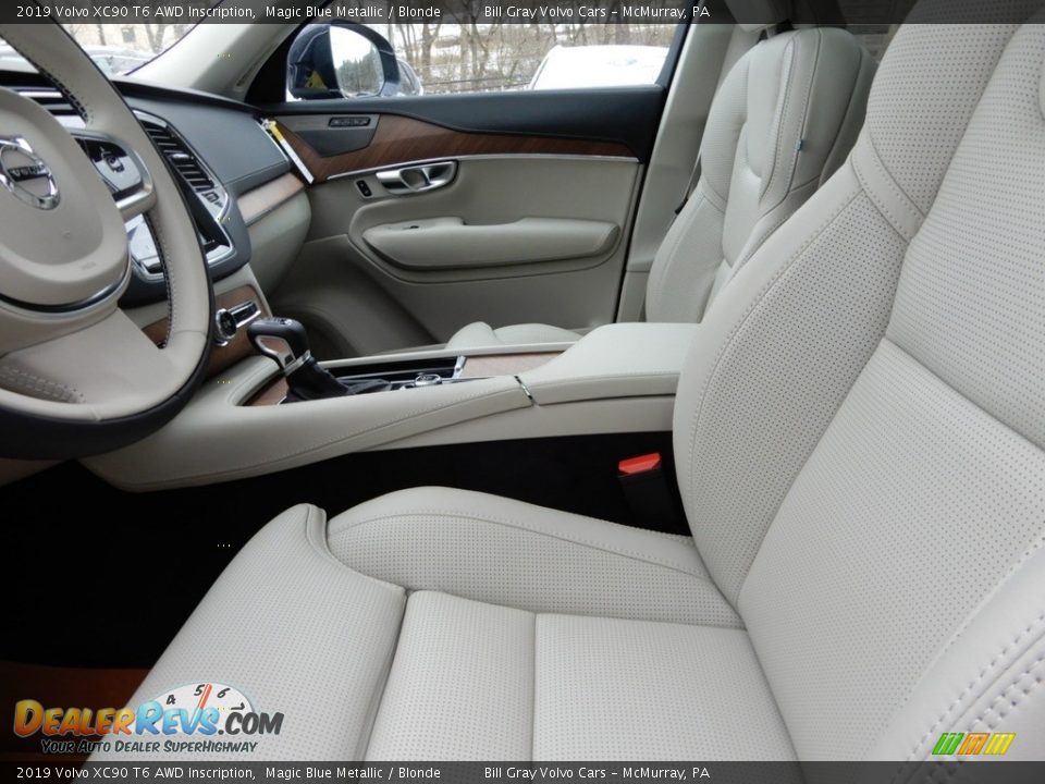 Front Seat of 2019 Volvo XC90 T6 AWD Inscription Photo #7