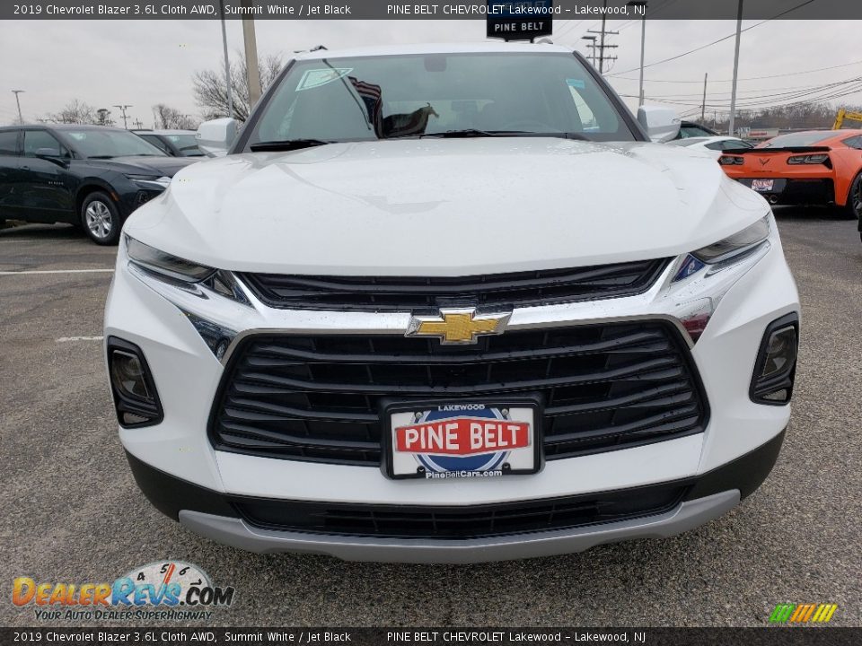 2019 Chevrolet Blazer 3.6L Cloth AWD Summit White / Jet Black Photo #2