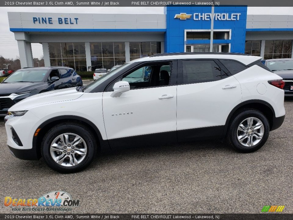 2019 Chevrolet Blazer 3.6L Cloth AWD Summit White / Jet Black Photo #3