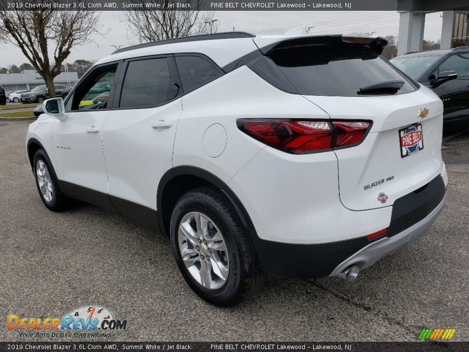 2019 Chevrolet Blazer 3.6L Cloth AWD Summit White / Jet Black Photo #4