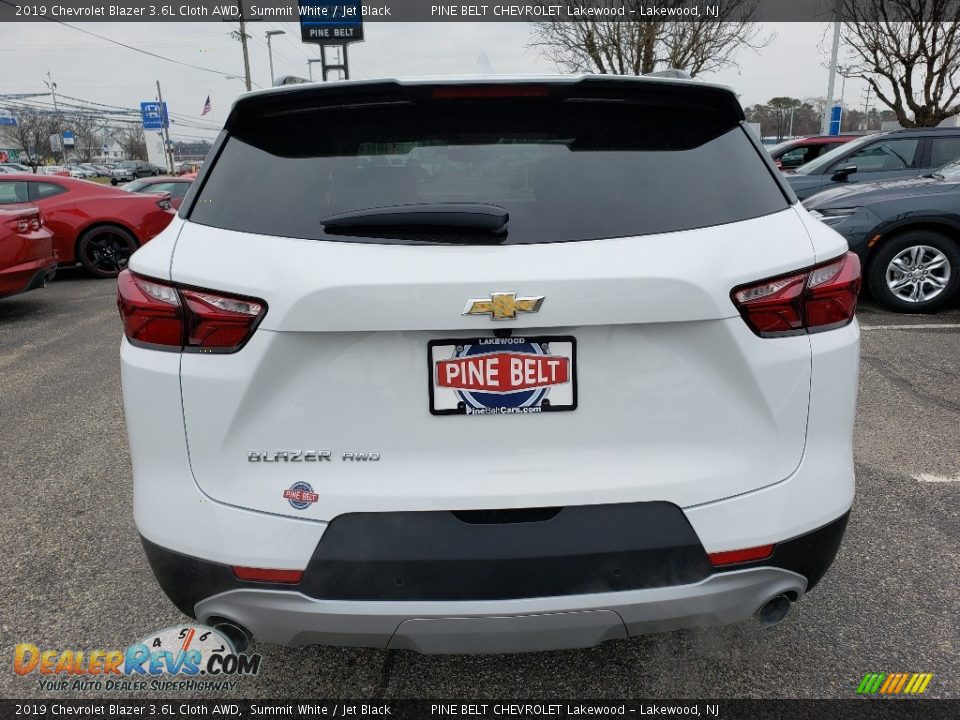 2019 Chevrolet Blazer 3.6L Cloth AWD Summit White / Jet Black Photo #5