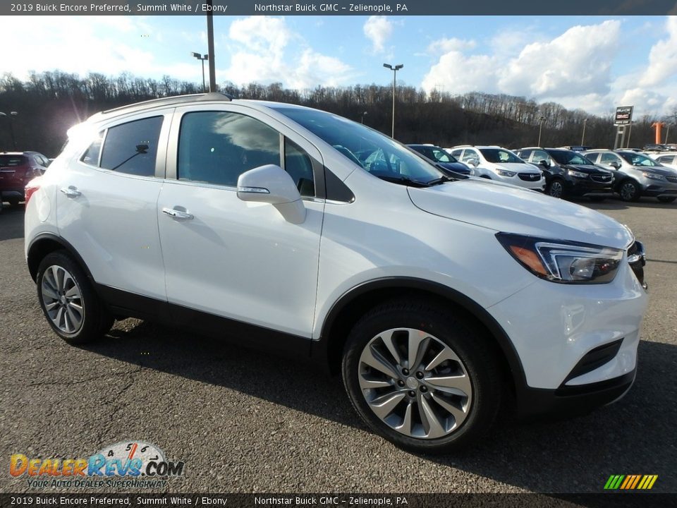 2019 Buick Encore Preferred Summit White / Ebony Photo #4
