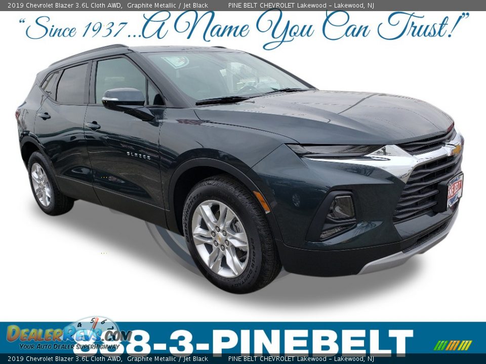 2019 Chevrolet Blazer 3.6L Cloth AWD Graphite Metallic / Jet Black Photo #1