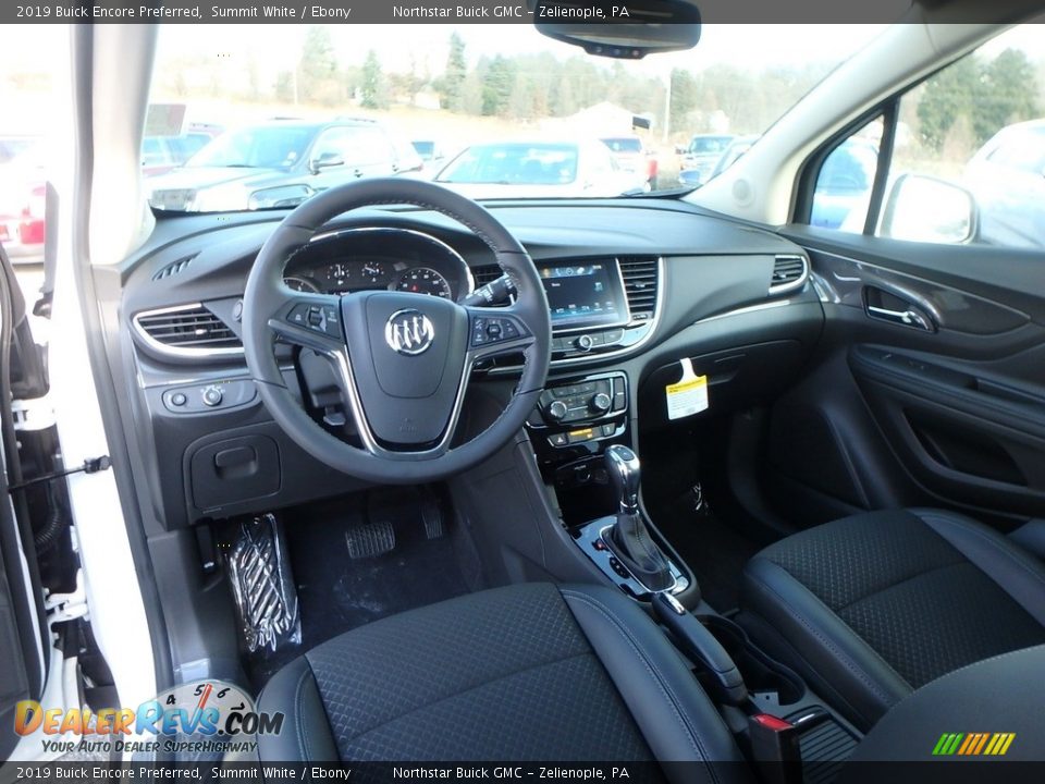 2019 Buick Encore Preferred Summit White / Ebony Photo #13