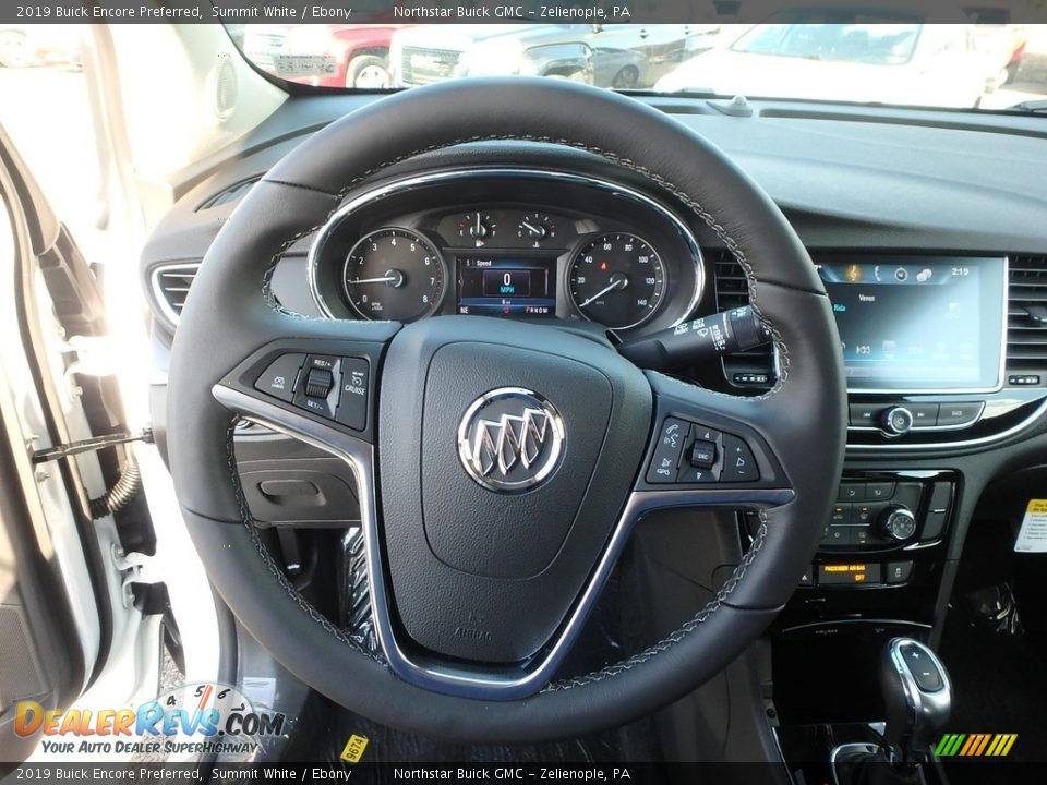 2019 Buick Encore Preferred Summit White / Ebony Photo #17