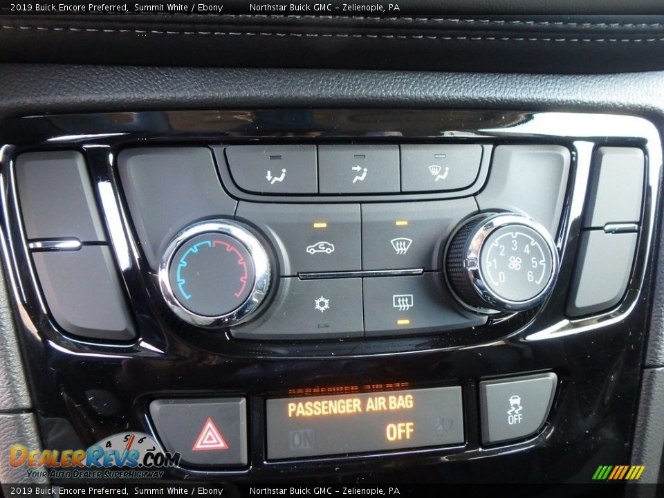 2019 Buick Encore Preferred Summit White / Ebony Photo #19