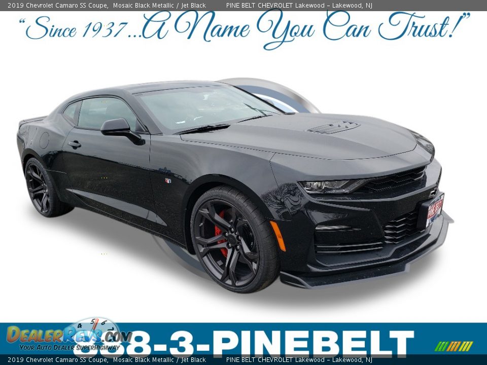 2019 Chevrolet Camaro SS Coupe Mosaic Black Metallic / Jet Black Photo #1