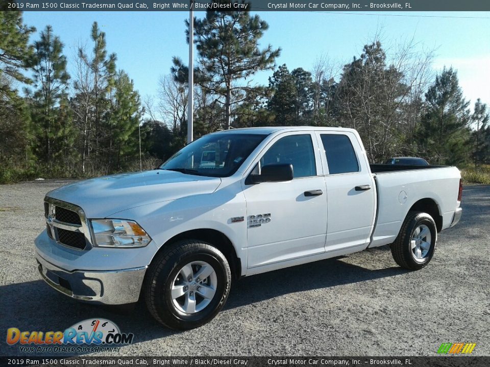 2019 Ram 1500 Classic Tradesman Quad Cab Bright White / Black/Diesel Gray Photo #1