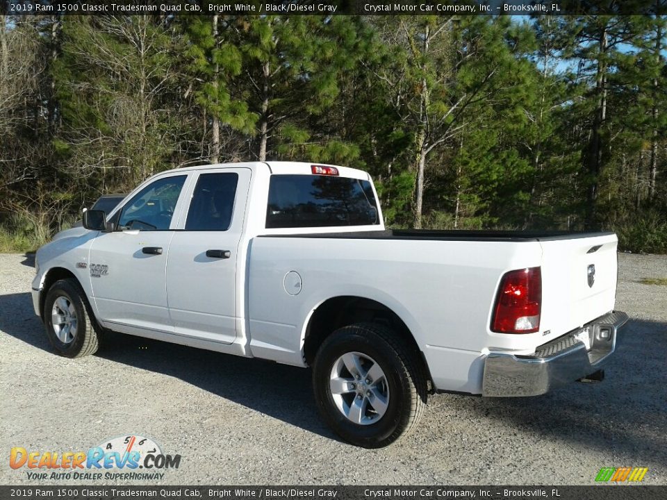 2019 Ram 1500 Classic Tradesman Quad Cab Bright White / Black/Diesel Gray Photo #3