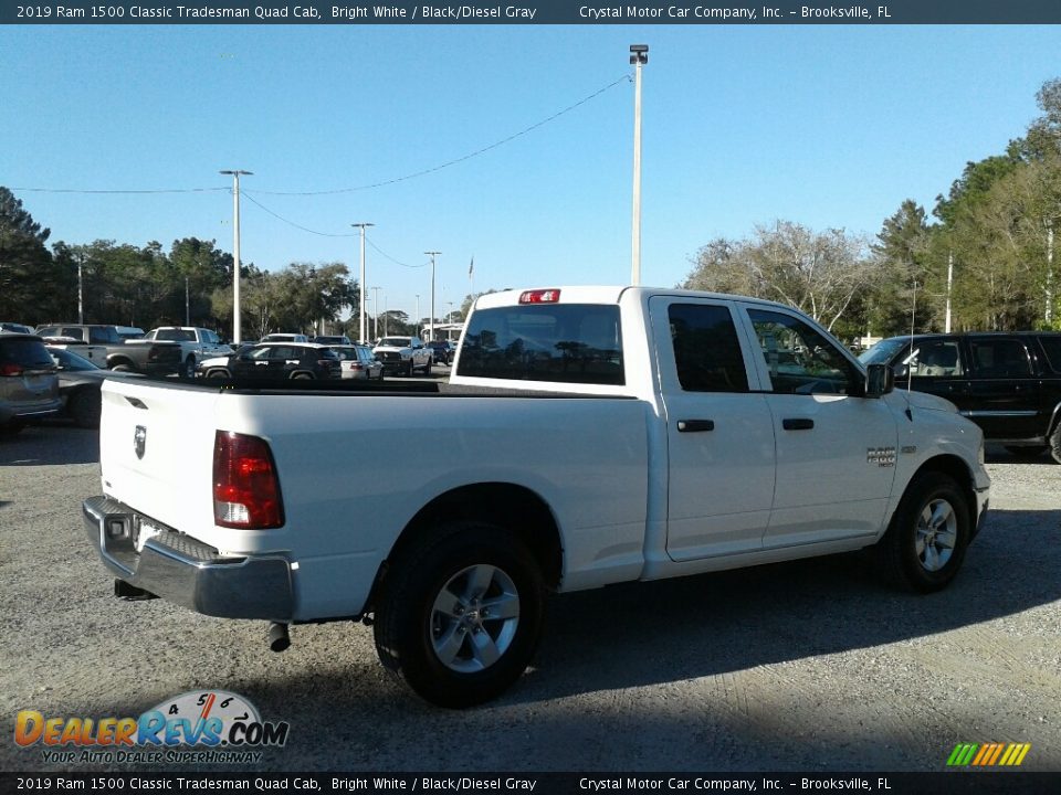 2019 Ram 1500 Classic Tradesman Quad Cab Bright White / Black/Diesel Gray Photo #5