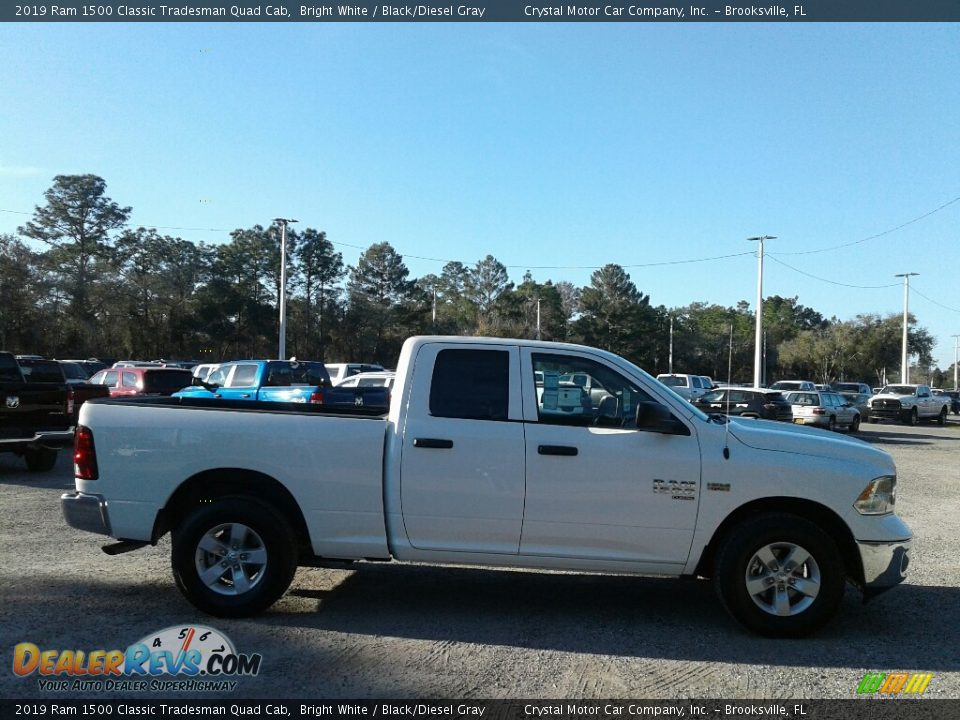 2019 Ram 1500 Classic Tradesman Quad Cab Bright White / Black/Diesel Gray Photo #6