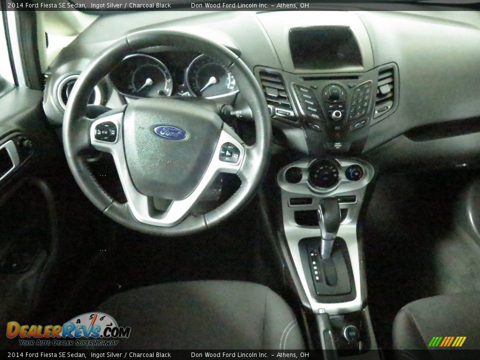 2014 Ford Fiesta SE Sedan Ingot Silver / Charcoal Black Photo #13