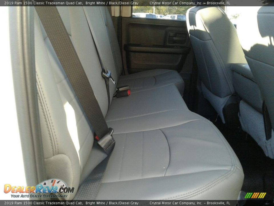 2019 Ram 1500 Classic Tradesman Quad Cab Bright White / Black/Diesel Gray Photo #11