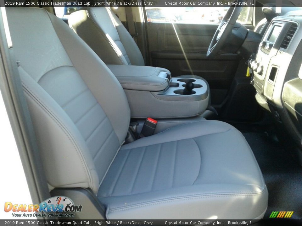 2019 Ram 1500 Classic Tradesman Quad Cab Bright White / Black/Diesel Gray Photo #12