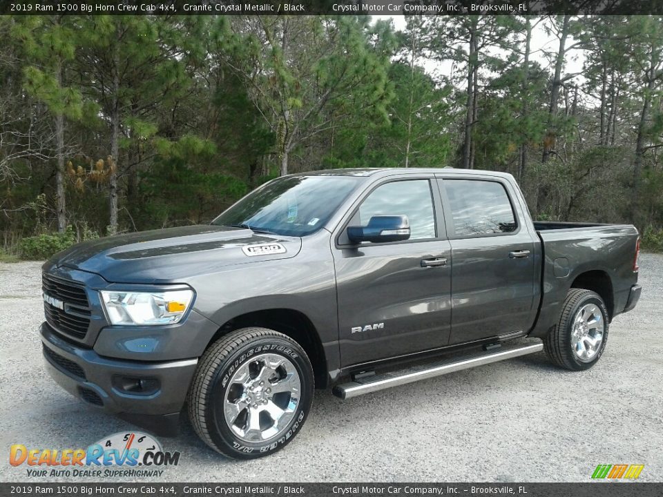 2019 Ram 1500 Big Horn Crew Cab 4x4 Granite Crystal Metallic / Black Photo #1