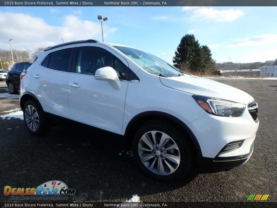 2019 Buick Encore Preferred Summit White / Ebony Photo #3