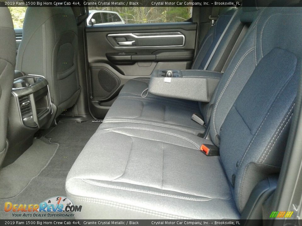 2019 Ram 1500 Big Horn Crew Cab 4x4 Granite Crystal Metallic / Black Photo #10