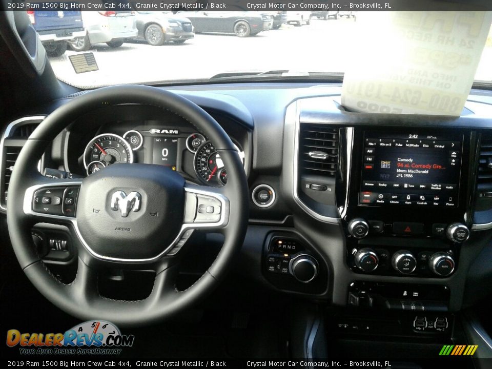 2019 Ram 1500 Big Horn Crew Cab 4x4 Granite Crystal Metallic / Black Photo #13