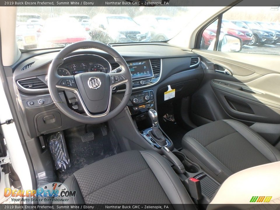 2019 Buick Encore Preferred Summit White / Ebony Photo #13