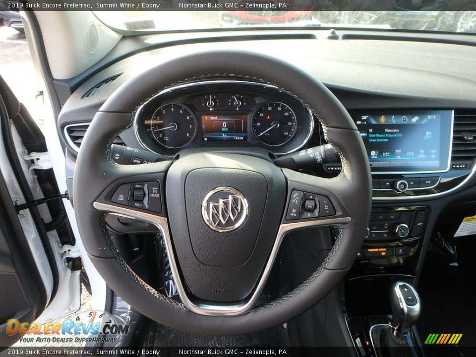 2019 Buick Encore Preferred Summit White / Ebony Photo #17