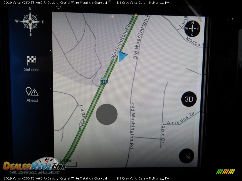 2019 Volvo XC60 T5 AWD R-Design Crystal White Metallic / Charcoal Photo #13