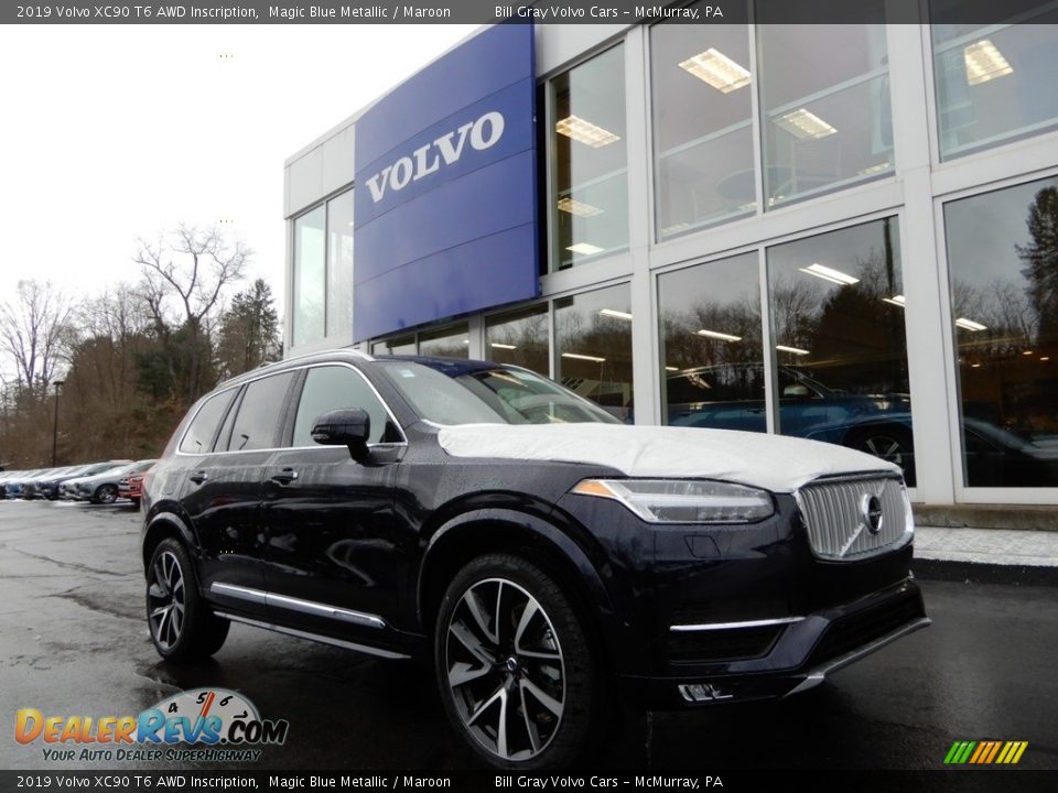Front 3/4 View of 2019 Volvo XC90 T6 AWD Inscription Photo #1