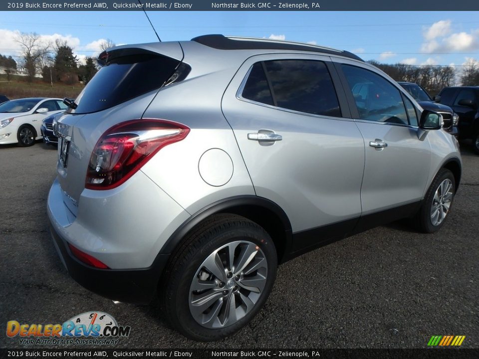 2019 Buick Encore Preferred AWD Quicksilver Metallic / Ebony Photo #6