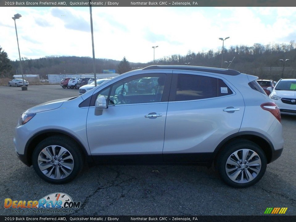 2019 Buick Encore Preferred AWD Quicksilver Metallic / Ebony Photo #10