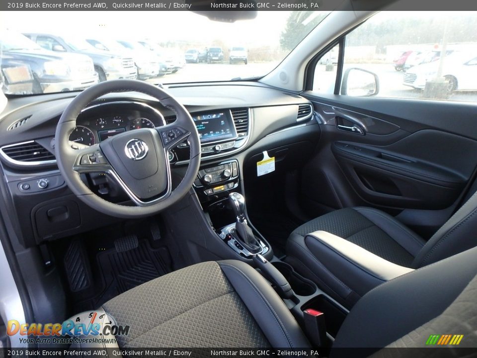 2019 Buick Encore Preferred AWD Quicksilver Metallic / Ebony Photo #13