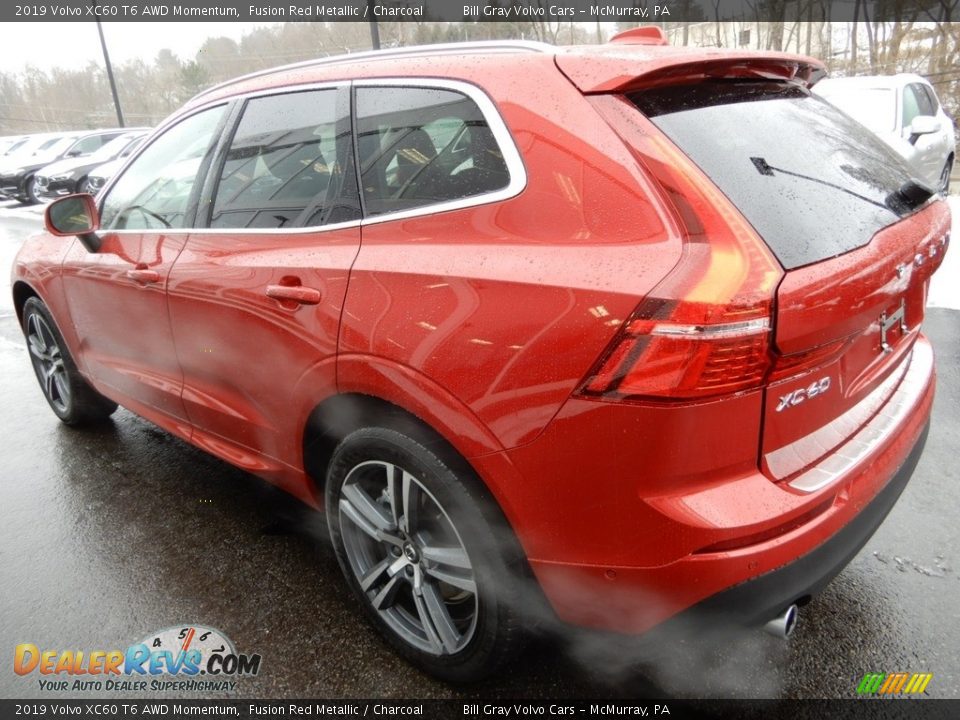 2019 Volvo XC60 T6 AWD Momentum Fusion Red Metallic / Charcoal Photo #4