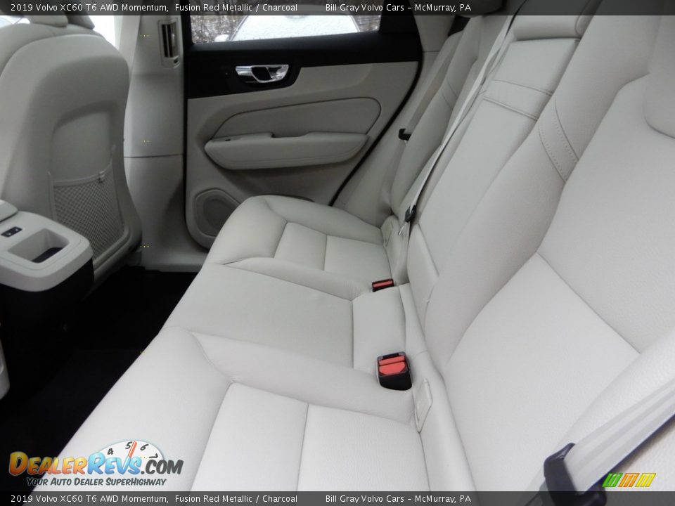 Rear Seat of 2019 Volvo XC60 T6 AWD Momentum Photo #8