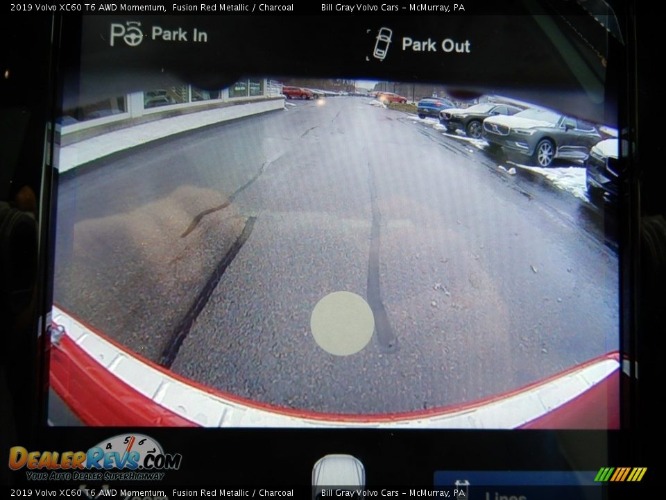 2019 Volvo XC60 T6 AWD Momentum Fusion Red Metallic / Charcoal Photo #14