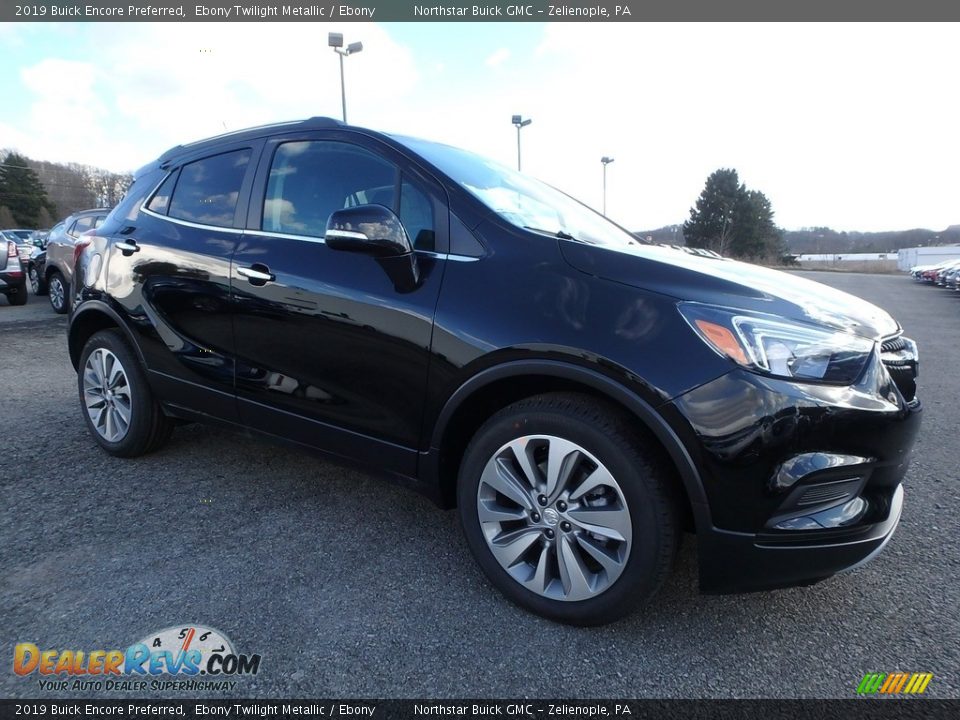 2019 Buick Encore Preferred Ebony Twilight Metallic / Ebony Photo #3