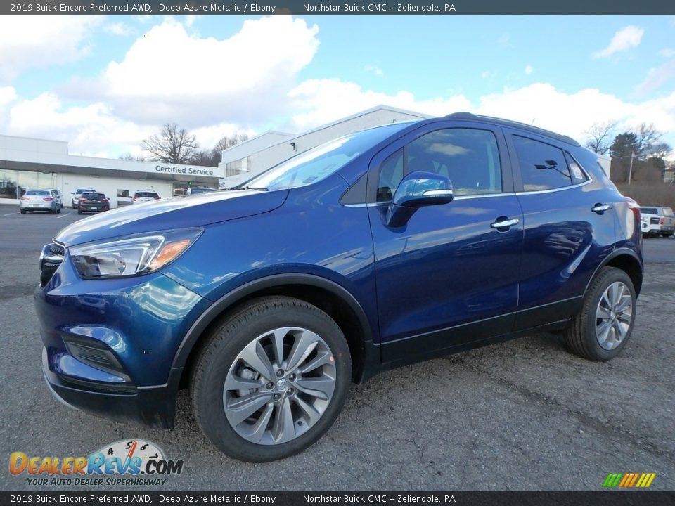2019 Buick Encore Preferred AWD Deep Azure Metallic / Ebony Photo #1