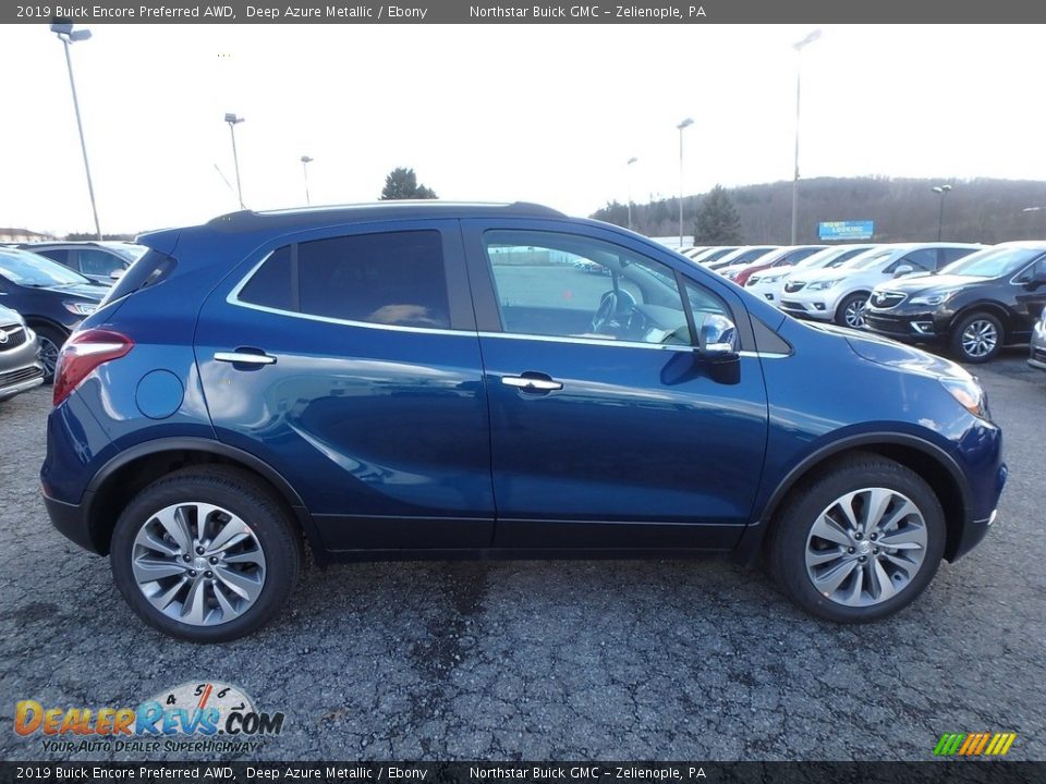 2019 Buick Encore Preferred AWD Deep Azure Metallic / Ebony Photo #5