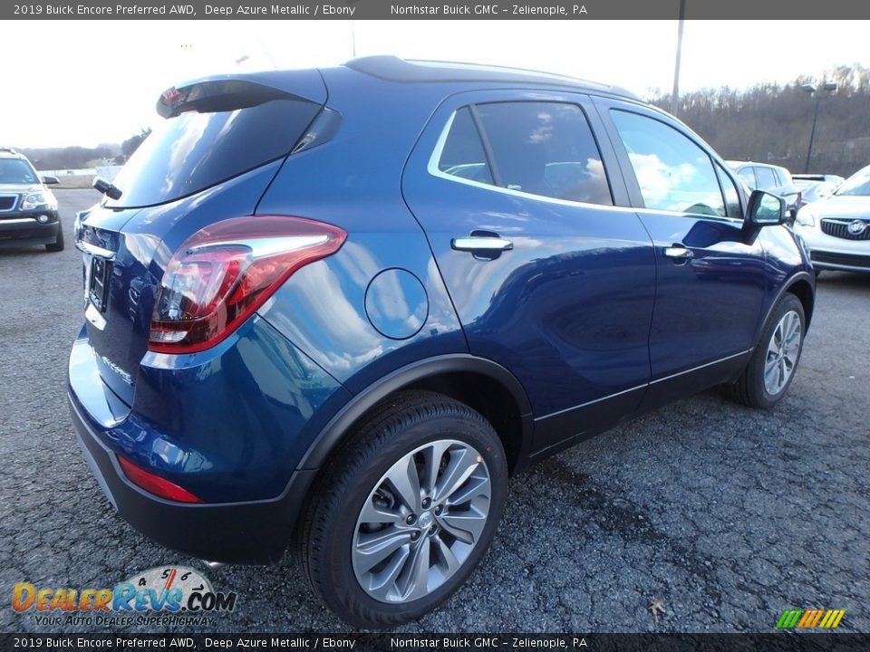 2019 Buick Encore Preferred AWD Deep Azure Metallic / Ebony Photo #6