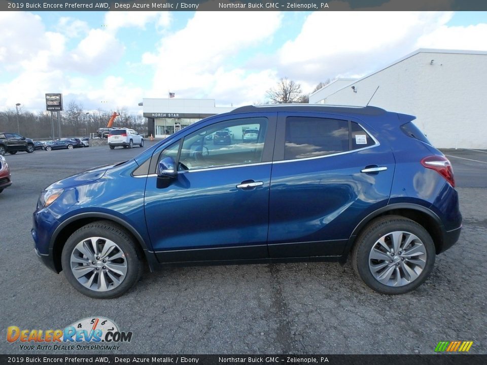 2019 Buick Encore Preferred AWD Deep Azure Metallic / Ebony Photo #10