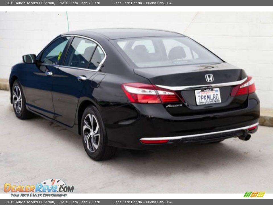 2016 Honda Accord LX Sedan Crystal Black Pearl / Black Photo #2