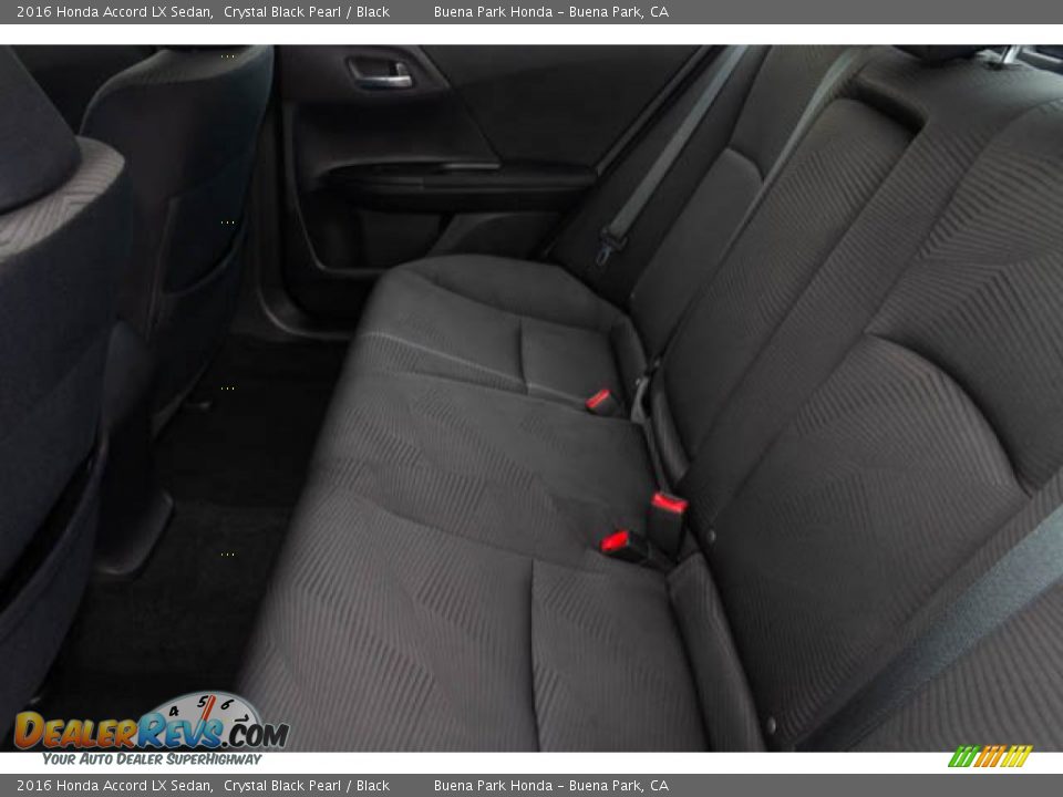 2016 Honda Accord LX Sedan Crystal Black Pearl / Black Photo #4