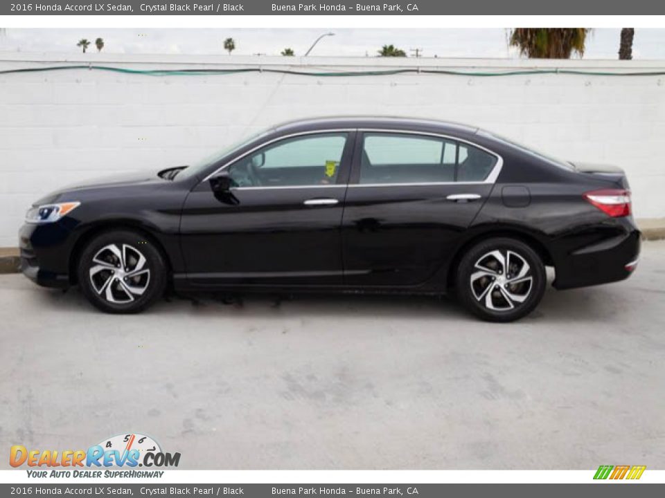 2016 Honda Accord LX Sedan Crystal Black Pearl / Black Photo #9