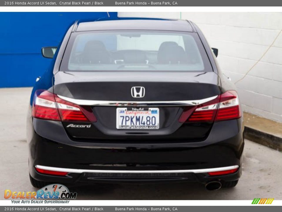 2016 Honda Accord LX Sedan Crystal Black Pearl / Black Photo #10