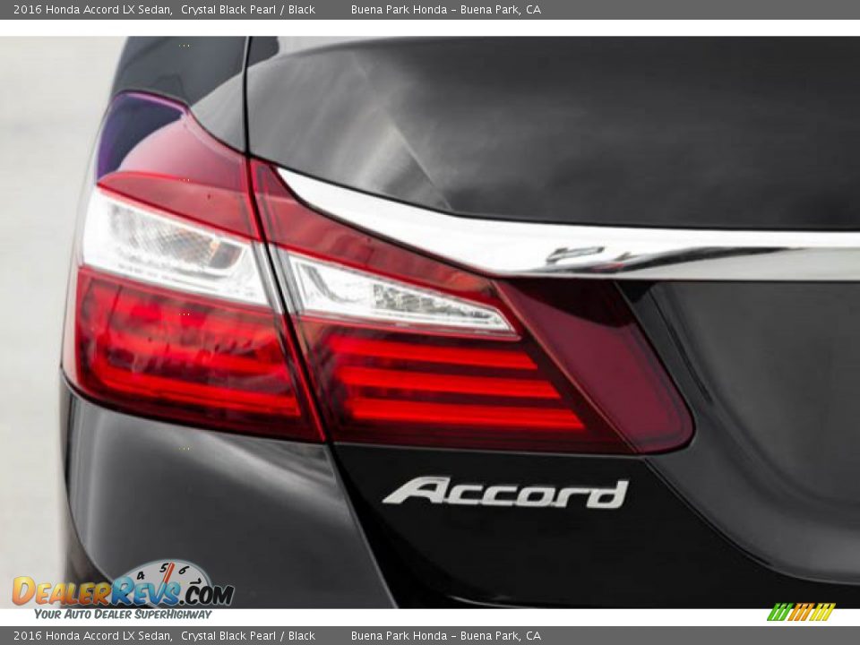 2016 Honda Accord LX Sedan Crystal Black Pearl / Black Photo #11
