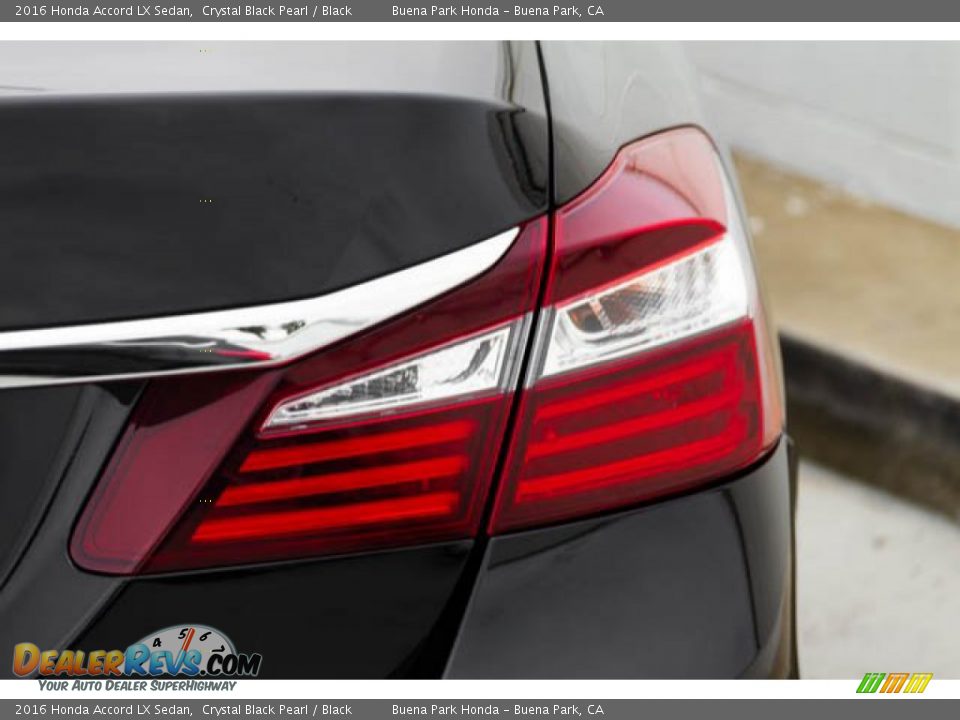 2016 Honda Accord LX Sedan Crystal Black Pearl / Black Photo #12