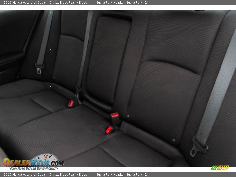 2016 Honda Accord LX Sedan Crystal Black Pearl / Black Photo #17