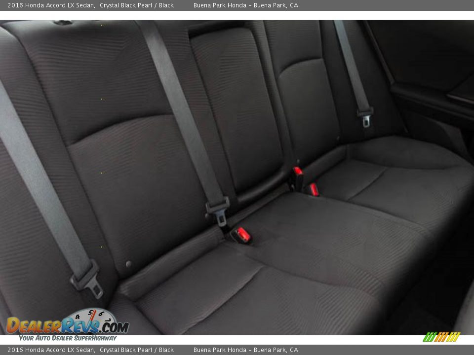 2016 Honda Accord LX Sedan Crystal Black Pearl / Black Photo #20